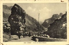 VINTAGE POSTCARD Corsica Scala de Santa Regina Corsica Corsica