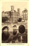 VINTAGE POSTCARD Besancon les Bains Bridge of Leaf and co. Madeleine