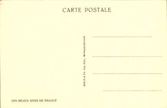 VINTAGE POSTCARD Besancon les Bains Bridge of Leaf and co. Madeleine