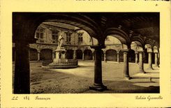 VINTAGE POSTCARD Besancon Granvelle Palate