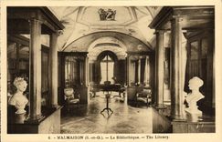 CPA Malmaison La Bibliotheque 