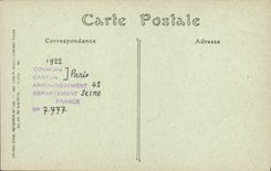 CPA Paris Notre Dame Tympan du Portail lateral nord