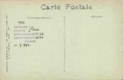 VINTAGE POSTCARD Paris Notre Dame Tympanum of the southern side Gate