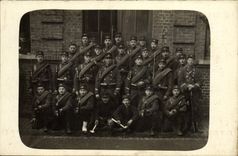 Real photo Soldiers (n°24 on the collars) Militaria