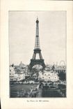 VINTAGE POSTCARD the Tower of 300 bills of quantities Paris Eiffel Tower