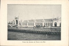 VINTAGE POSTCARD Palate of the Sea Paris and Armies