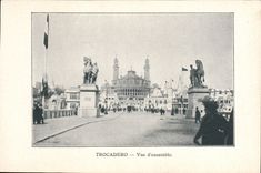 VINTAGE POSTCARD Trocadero Overall picture Paris