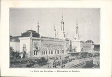 VINTAGE POSTCARD the Gate of the Invalids Decoration and Movable Paris