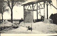 VINTAGE POSTCARD the Champagne Sentinels Great War keeping the road of Soninre