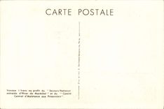 VINTAGE POSTCARD I make in Fance the gift of my Petain person