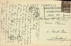 VINTAGE POSTCARD Strasbourg Entered solemn of the Marshal Petain November 25th, 1918 Spree of the 4th mixed regiment riflemen to p