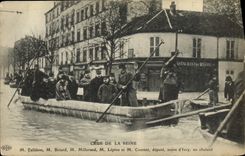 VINTAGE POSTCARD Believed of the Seine Fallieres Briand Millerand Lepine Costing Paris