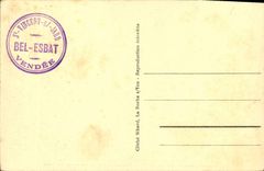 POSTAL St Vincent de la VENDIMIA en Jard la sala de estar de la piel de Sr. G Clemenceau del tigre