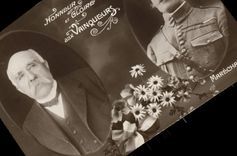 CPA Honneur et Gloire aux Vainqueur Clemenceau Marechal Foch Militaria 