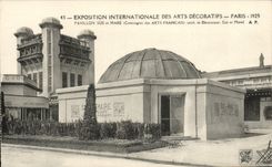 CPA Exposition Internationale des Arts Decoratifs Pavillon sue et Mare
