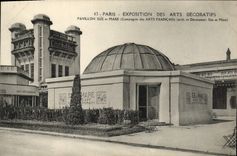 CPA Paris Exposition des Arts Decoratifs Pavillon Sue et Mare 