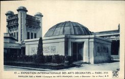 CPA Paris Exposition des Arts Decoratifs Pavillon Sue et Mare 