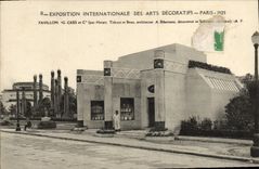 CPA Exposition Internationale des Arts Decoratifs Paris Pavillon G Cres et C 