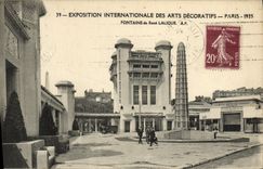 CPA Exposition Intermationlae des Arts Decoratifs Paris Fontaine de Rene Lalique 