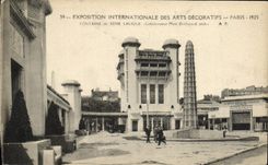 CPA Exposition Intermationlae des Arts Decoratifs Paris Fontaine de Rene Lalique 