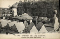 CPA Paris Exposition des Arts Decoratifs Village du Jouet 