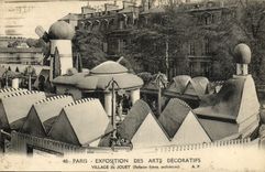 CPA Paris Exposition des Arts Decoratifs Village du Jouet 