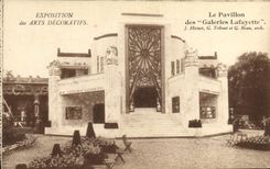 CPA Exposition des Arts Decoratifs Le Pavillon des Galeries Lafayette 