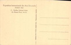 CPA Exposition Internationale des Arts Decoratifs Paris Pavillon national d'Italie