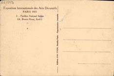 CPA Exposition Internationale des Arts Decoratifs Paris Pavillon national d'Italie