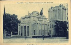 CPA Paris Exposition Internationale des Arts Decoratifs Pavillon belge 