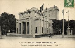 CPA Paris Exposition des Arts Decoratifs Pavillon de Belgique 