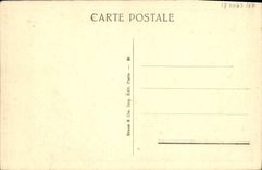 La exposición internacional de París de la POSTAL de la VENDIMIA del mausoleo decorativo de los artes con muerto del Champán lucha