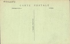 La feria de París de la POSTAL de la VENDIMIA de artes decorativos contiene el mausoleo con muerto de la batalla de Champán