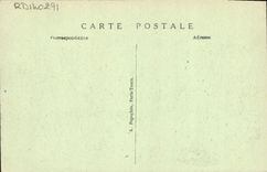 Feria de París de la POSTAL de la VENDIMIA de la casa decorativa de los artes de la comisaría de policías general