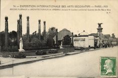 CPA Exposition lnternationale des Arts Decoratifs Paris Jardins Floraux et Architecturaux de Jardins 