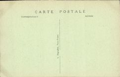 La feria de París de la POSTAL de la VENDIMIA de los artes decorativos Jadin de la casa de la ciudad de las ilusiones de París y el Heuvelmans lamentan