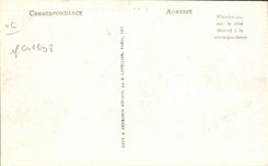 VINTAGE POSTCARD the Dimension of Azure the Gathering of the Tuberoses