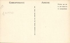 VINTAGE POSTCARD the Dimension of Azure Gathering of Flower of Orange tree