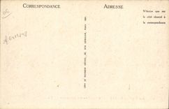 VINTAGE POSTCARD On the Dimension of Azure the Gathering of Marguerttes