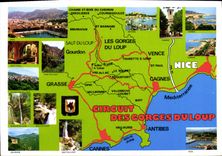 POSTAL MODERNA circuito de la catarata del lobo