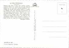 POSTAL MODERNA la empanada de pizza de Provence