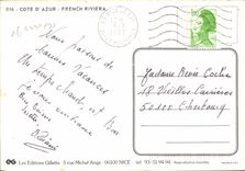 CPM Riviera Cote d'Azur 