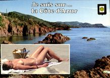 CPM Je Suis Sur la Cote d'Azur 