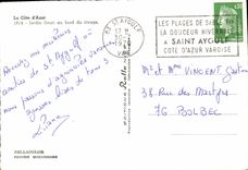 CPM La Cote d'Azur Jardin Fleuri au Bord du Rivage 