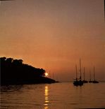 CPM La Cote D'Azur Coucher de soleil