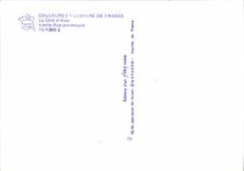 POSTAL MODERNA la dimensión de la calle vieja azul de Provence