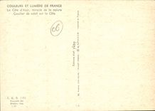 POSTAL MODERNA la dimensión del milagro azul de la puesta del sol de la naturaleza en la dimensión