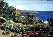 POSTAL MODERNA reflexiones de la dimensión del azul en los bordes del mar