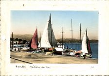 MODERN CARD Bandol Sailing ships with dryness