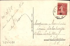 POSTAL MODERNA la dimensión del azul contra día de la palmera